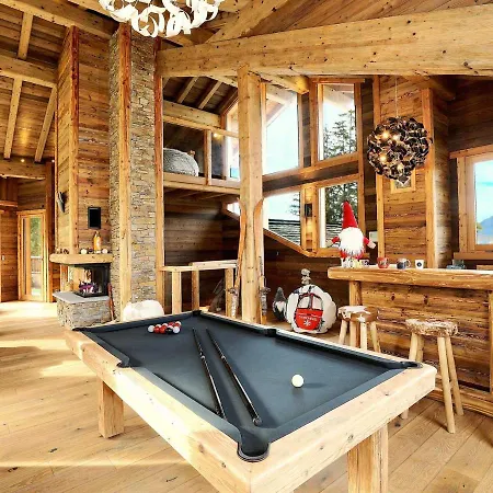 Grand De Luxe 14 Pers - La Tania Avec Billard Et Sauna - Fr-1-575-20 シャレー クールシュヴェル
